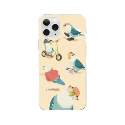 ことり、にんげんになりたい Clear Smartphone Case