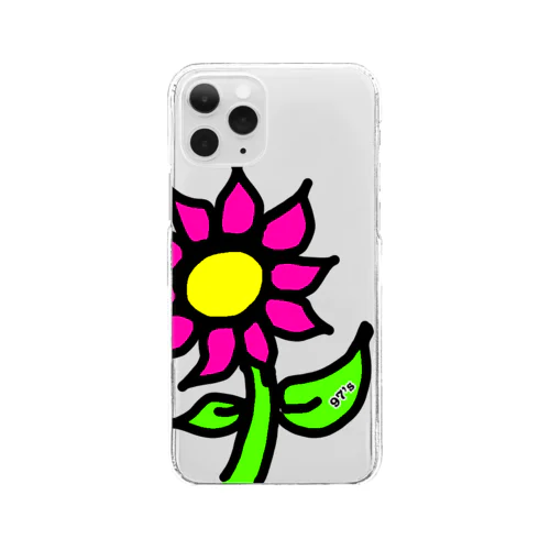 flower iPhoneケース クリアスマホケース