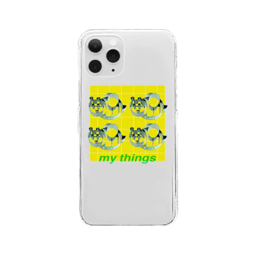 my things 002 Clear Smartphone Case