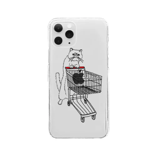 SHOPPING CAT Clear Smartphone Case