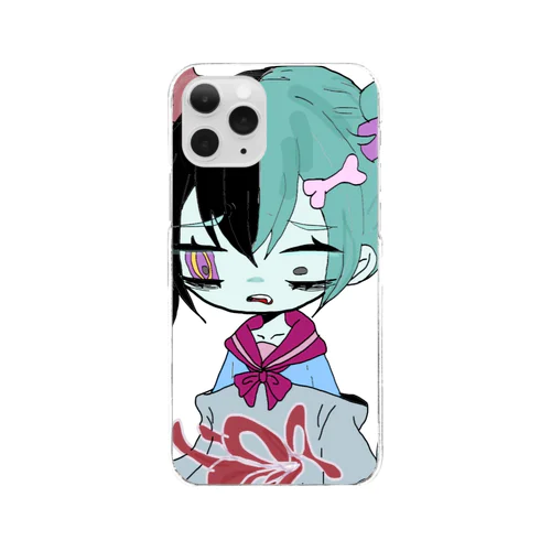 ゆめかわい女の子 Clear Smartphone Case