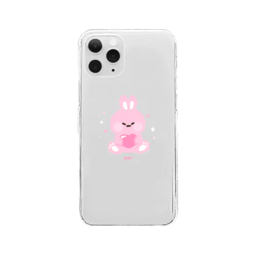 うさぎ(ピンク) Clear Smartphone Case