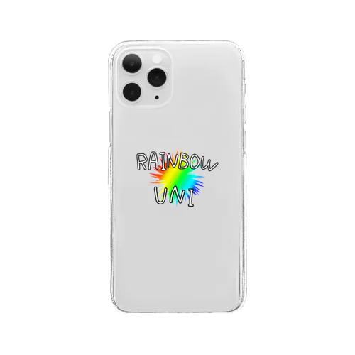 RAINBOW UNI Clear Smartphone Case