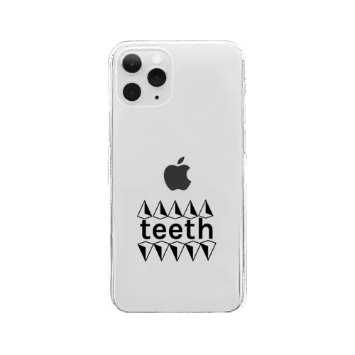 teeth クリアスマホケース