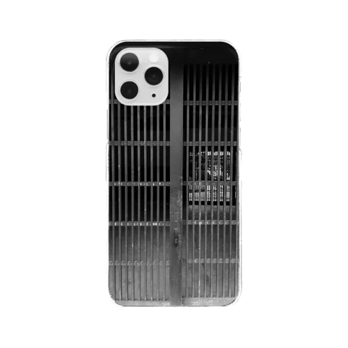 Black White Streets Clear Smartphone Case