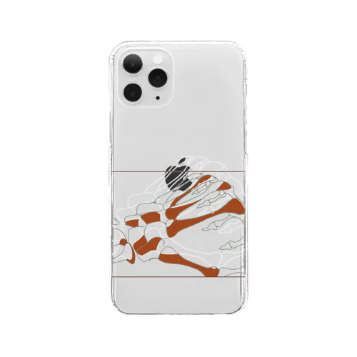 骨手 Clear Smartphone Case