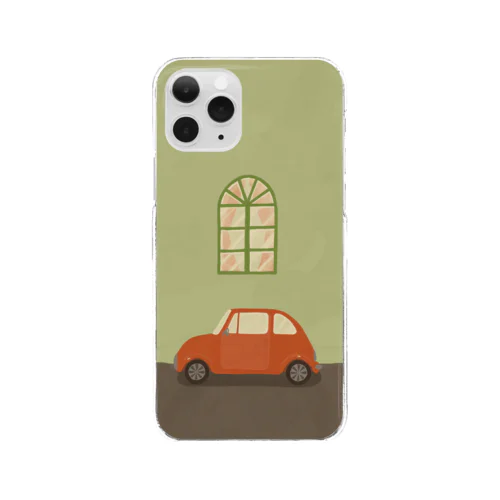 窓と自動車 Clear Smartphone Case