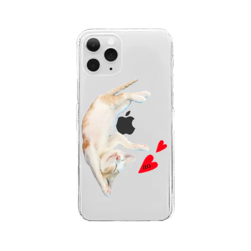 南の島の猫 Clear Smartphone Case