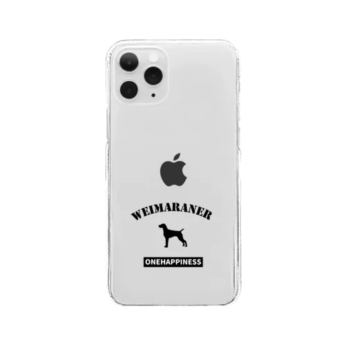 ONEHAPPINESS　ワイマラナー Clear Smartphone Case
