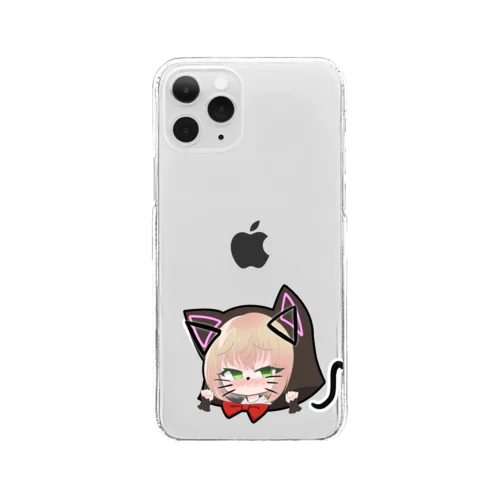 桜たかねオフィシャルミニキャラグッズ1 Clear Smartphone Case