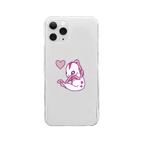 【恥ずかしがり屋のドラゴン】 Clear Smartphone Case