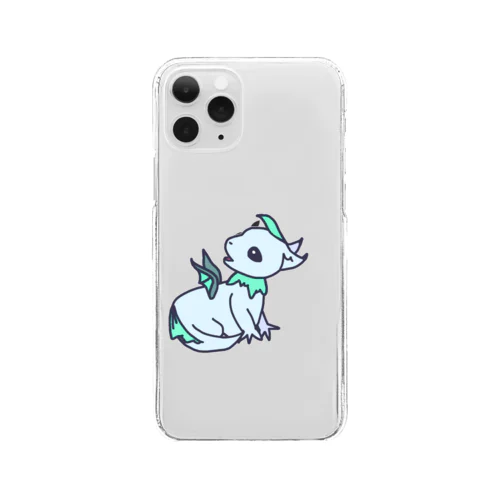 【ちんぷんかんぷんなドラゴン】 Clear Smartphone Case