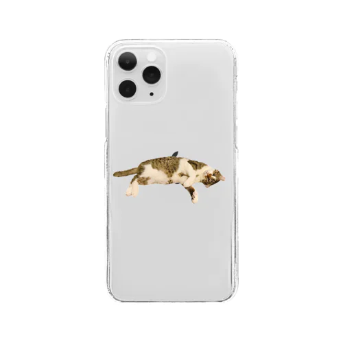 猫のさん君 Clear Smartphone Case