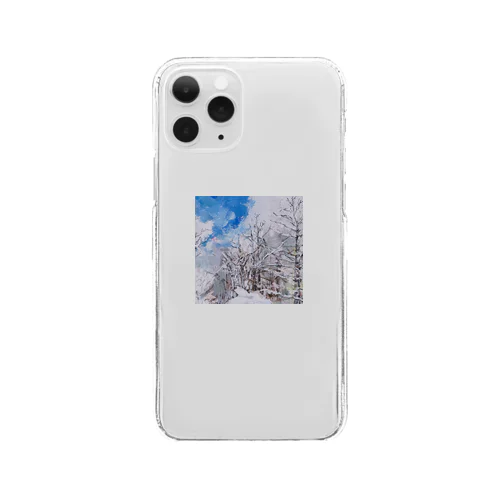 旅景色・冬 , 2020 Clear Smartphone Case