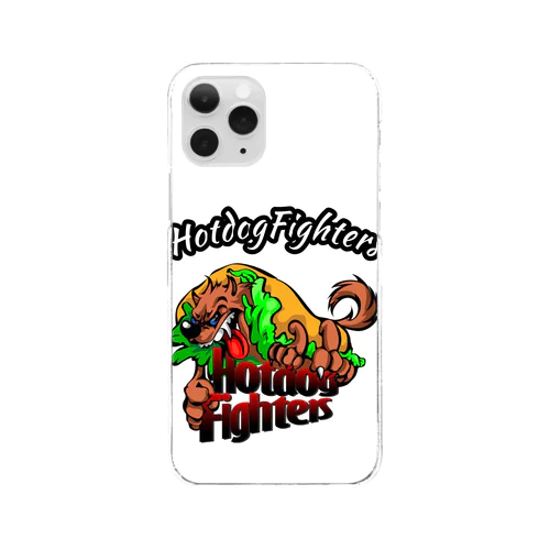 HotdogFighters【e-SportsTeam】 Clear Smartphone Case