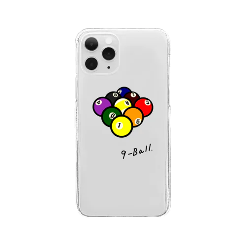 9-ball♪ Clear Smartphone Case