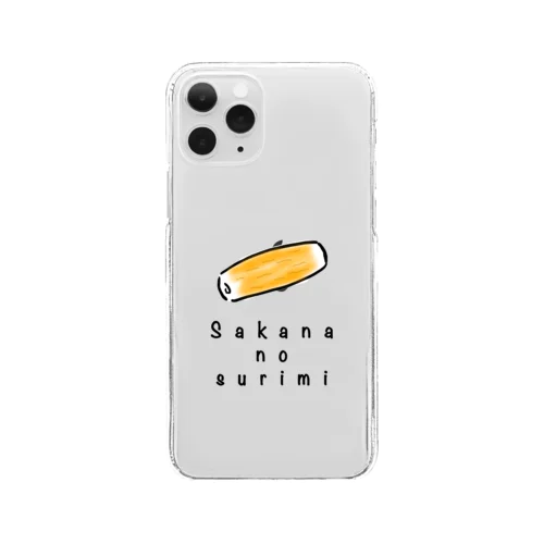 さかなのすり身　ver2 Clear Smartphone Case