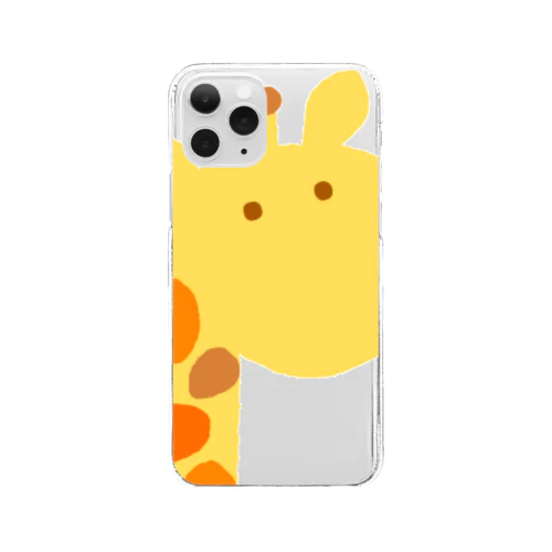 きりん Clear Smartphone Case