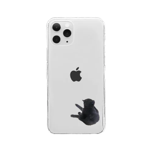 ねこのぷー Clear Smartphone Case