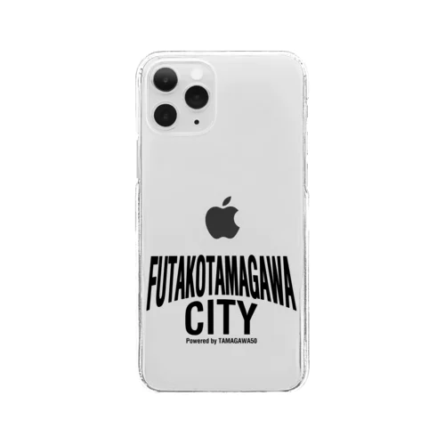 FUTAKOTAMAGAWA CITY Clear Smartphone Case