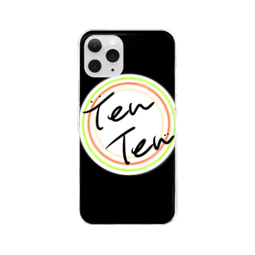 TenTen〇 ～ロゴ黒～ Clear Smartphone Case