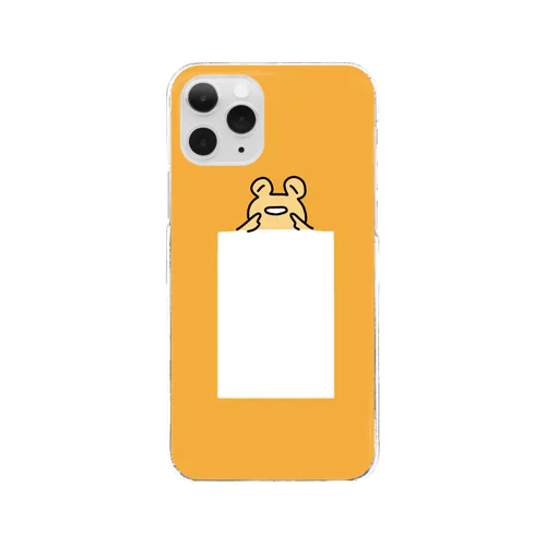 にこにこかえるちゃん Clear Smartphone Case