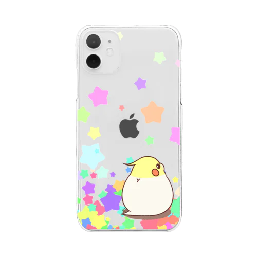 振り向きオカメ（ルチノー） Clear Smartphone Case