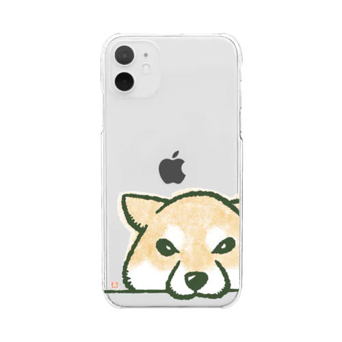 おねだり柴犬 Clear Smartphone Case