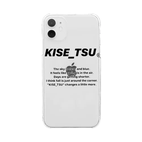 KISE_TSU Clear Smartphone Case