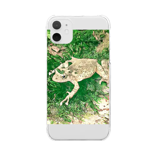 Fantastic Frog -Evergreen Version- Clear Smartphone Case