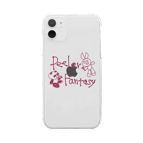 ピーラーファンタジーえんじいろ Clear Smartphone Case