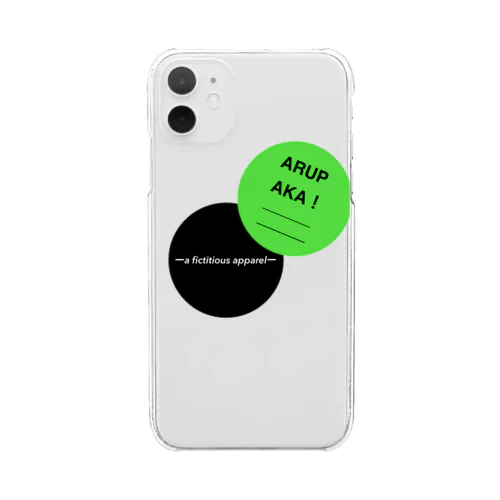 ARUPAKA(BLK) Clear Smartphone Case