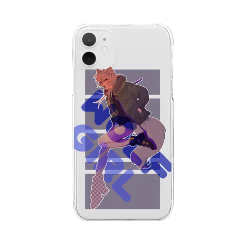 WolfGirl スマホケース Clear Smartphone Case