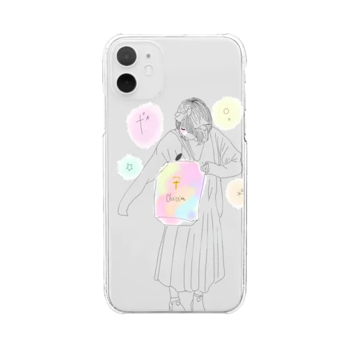 クリスチャンな女の子 Clear Smartphone Case