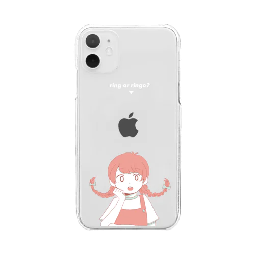 ring or ringo Clear Smartphone Case