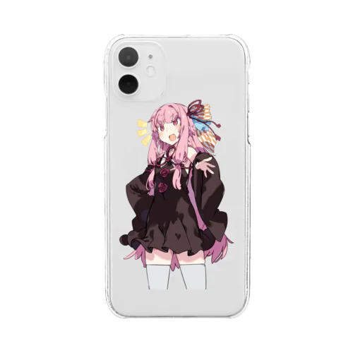 茜ちゃんグッズ Clear Smartphone Case