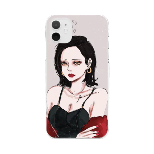 LOVE ME. Clear Smartphone Case