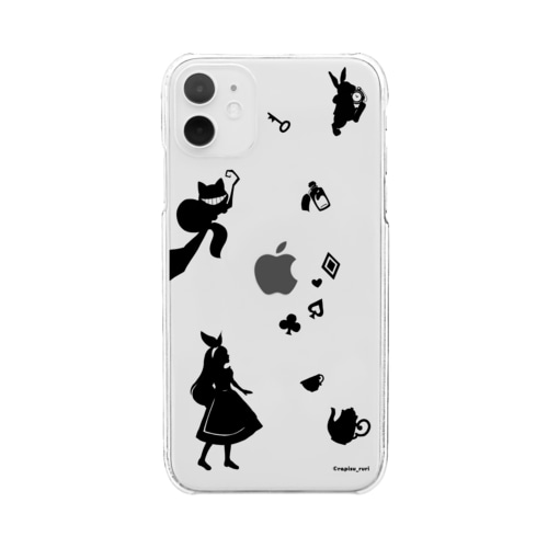 不思議の国のアリススマホケースi11推奨 Clear Smartphone Case