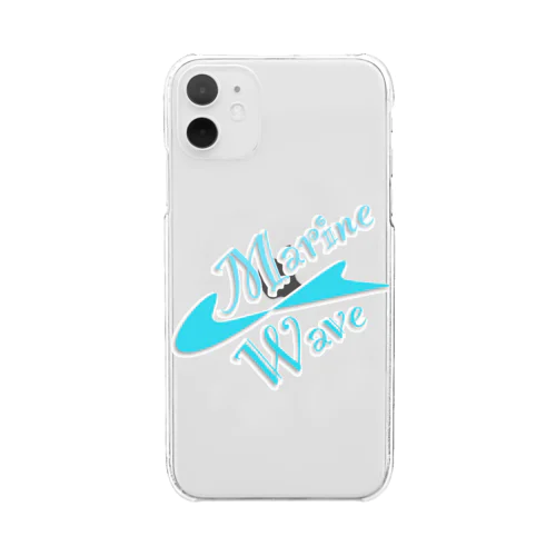 Marine☆Wave Clear Smartphone Case