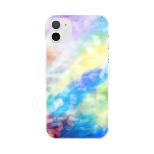 雨の日の記憶 #イエロー・ライト Clear Smartphone Case