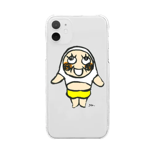 お調子者のKyoちゃん⚫︎11サイズ Clear Smartphone Case