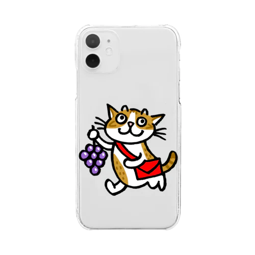 おつかいシマちゃん Clear Smartphone Case