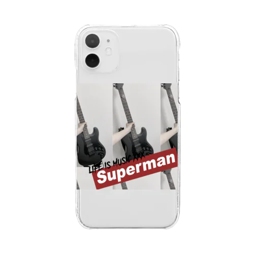 LIFE IS MUSIC Clear Smartphone Case