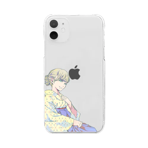 かみさまのすがた〜パステルver.〜 Clear Smartphone Case