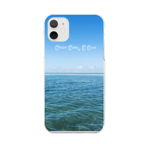 RELAX BABY, B COOL! Clear Smartphone Case