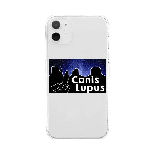 Canis Lupus Star クリアスマホケース