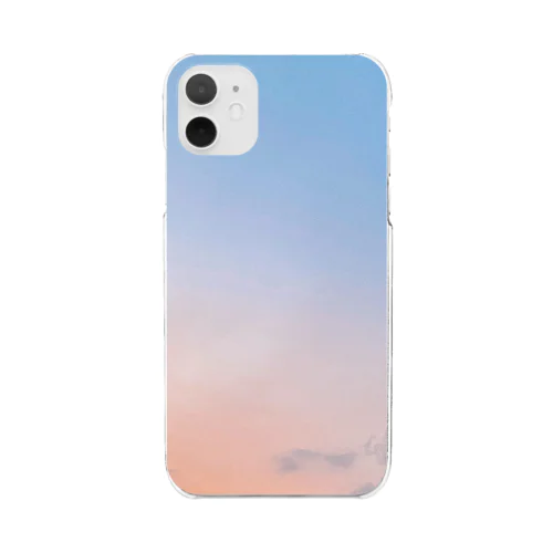 優しい色彩の空 Clear Smartphone Case