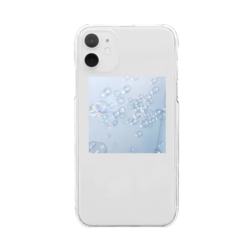 しゃぼん玉 Clear Smartphone Case