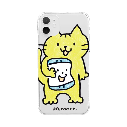 トラちゃん1(Color） Clear Smartphone Case