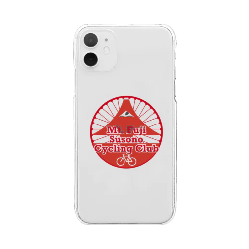 富士山裾野自転車倶楽部ロゴ Clear Smartphone Case